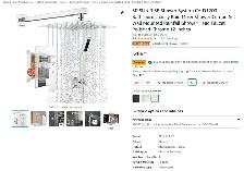 Brand New Chrome Rainfall Shower Kits For Sale - Photo 9