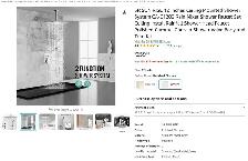 Brand New Chrome Rainfall Shower Kits For Sale - Photo 10