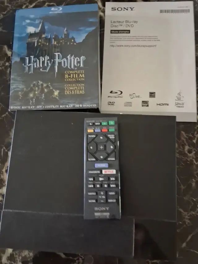Lecteur Blu-ray Sony   Coffret Harry Potter