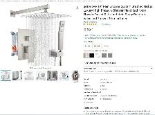 Brand New Brushed Nickel Rainfall Shower Kits For Sale - Photo 9