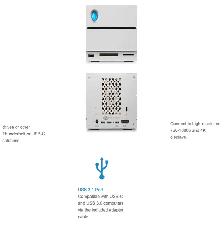 LaCie 2big Raid Thunderbolt 3 Type-C Dock 16TB NAS IronWolf HDD - Photo 6