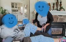 Part time care work on a supportive team
