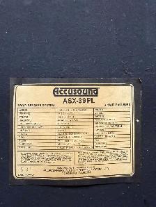 Accusound ASX-39 PL floor standing speakers (A Pair) - Photo 4