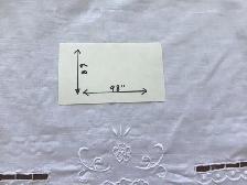 Embroidered Rectangular Tablecloth - Photo 5