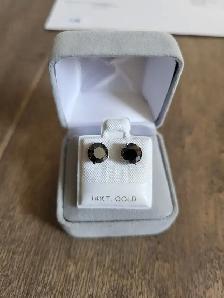 Brand New 14K White Gold Brilliant Diamond Earrings For Sale - Photo 4