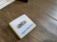 Brand New Sterling Silver Natural Topaz Ring For Sale - Photo 2