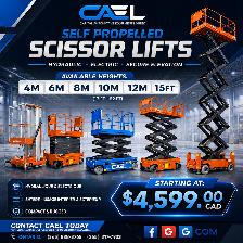 Finance! New CAEL Scissor Lifts & Electric Aerial Man Lifts – WA - Photo 5