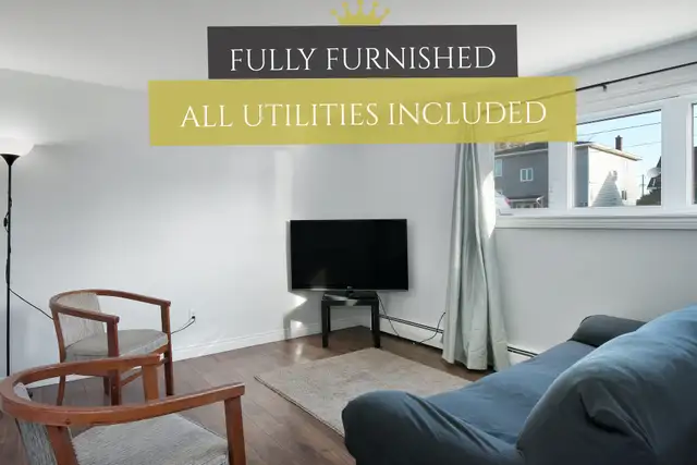 C5 BSMT - 2 BEDROOMS APARTMENT – FULLY FURNISHED | ALL UTILITIES