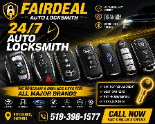 Key fob programming and cutting, reprogramming, all keys lost