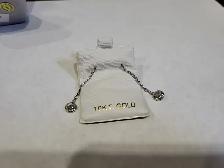 Brand New 10K White Gold Moissanite Earrings For Sale