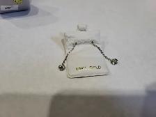 Brand New 10K White Gold Moissanite Earrings For Sale - Photo 2