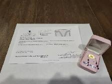 Brand New 10K White Gold Amethyst Earrings For Sale - Photo 6