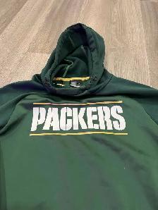 Nike Green Bay Packers Gold Logo Pullover Hoodie NFL Men's M - Photo 3
