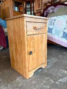 Solid Wood Side Table - Photo 2
