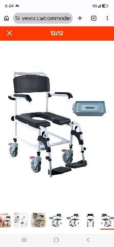 Wheelchair commode 4 in 1 - Photo 5