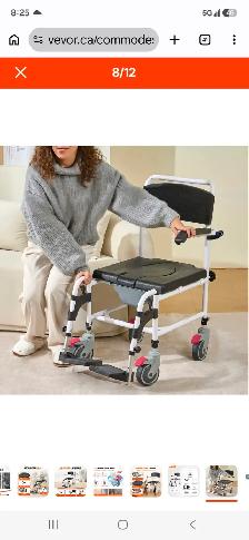 Wheelchair commode 4 in 1 - Photo 7