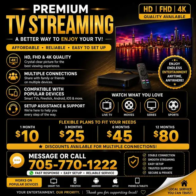 PREMIUM TV STREAMING