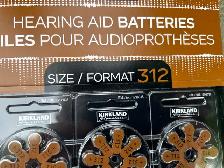 5 1/2 PACAGES OF SZ.312 HEARING ADD BATTERIES