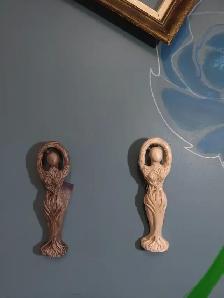 BEAUTIFUL ICONIC PAIR of early 2000s Ceramic Goddess Statues! - Photo 8