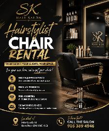 Licensed Hairstylist Chair Rental