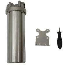 3/4in NPT Stainless Steel Water Filter  Housing 10inch  025004