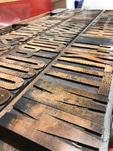 wanted letterpress wood type