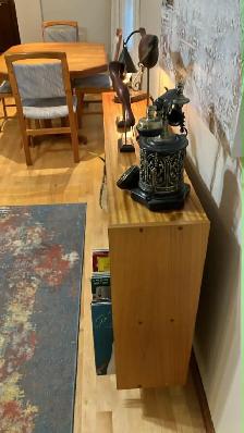 Mid century. TEAK TECK. Buffet, bibliothèque disques vinyles, si - Photo 6