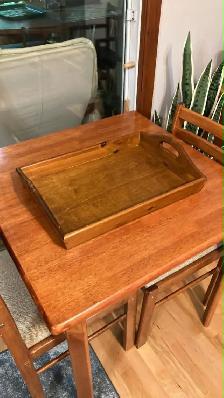 Plateau en bois / Wood tray - Photo 3