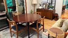 Mid century. Ensemble salle à manger. TEAK TECK chaises chairs / - Photo 3