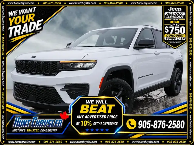 2025 Jeep Grand Cherokee ALTITUDE | SUN | TOW | LTHR | 20S | 4X4