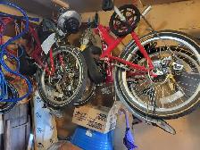 2 fold up bikes