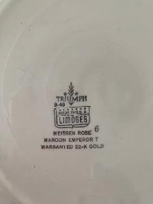 Service de vaisselle classique American Limoges – Triumph – Or 2 - Photo 2