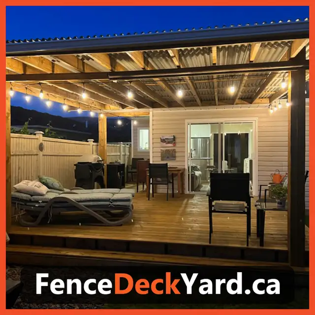 New Wood Deck - 100% Canadian