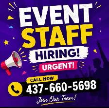 Event Staff hiring
