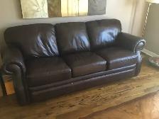 Upper Room Genuine leather 3-Seater Sofa - Photo 2