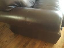 Upper Room Genuine leather 3-Seater Sofa - Photo 5