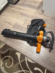 worx WG518 electric  leaf blower vacuum and mulcher