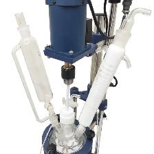 1L lab Jacketed Glass Reactor Vessel Double-Layer 220637 - Photo 8