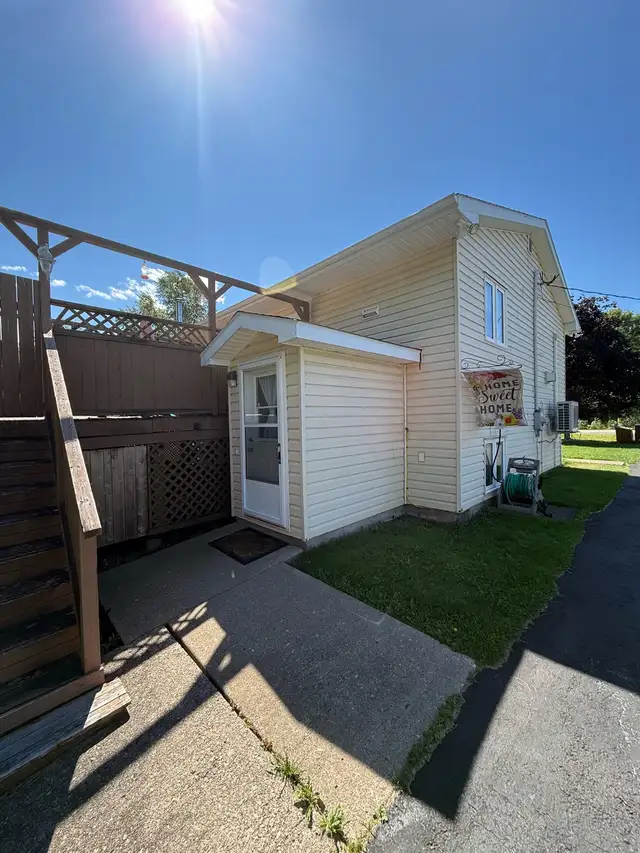 2 bedroom lower level apartment