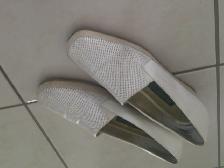 SOULIERS CUIR BLANC EASY SPIRIT GR 7AA FEM TALONS 1.5HAU: $10.00 - Photo 3