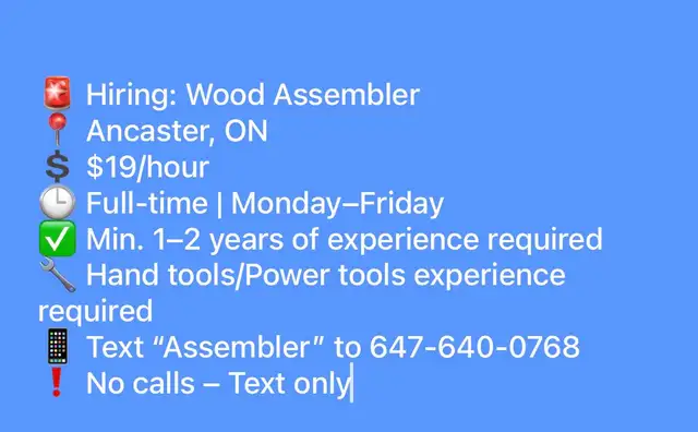 Wood Assembler