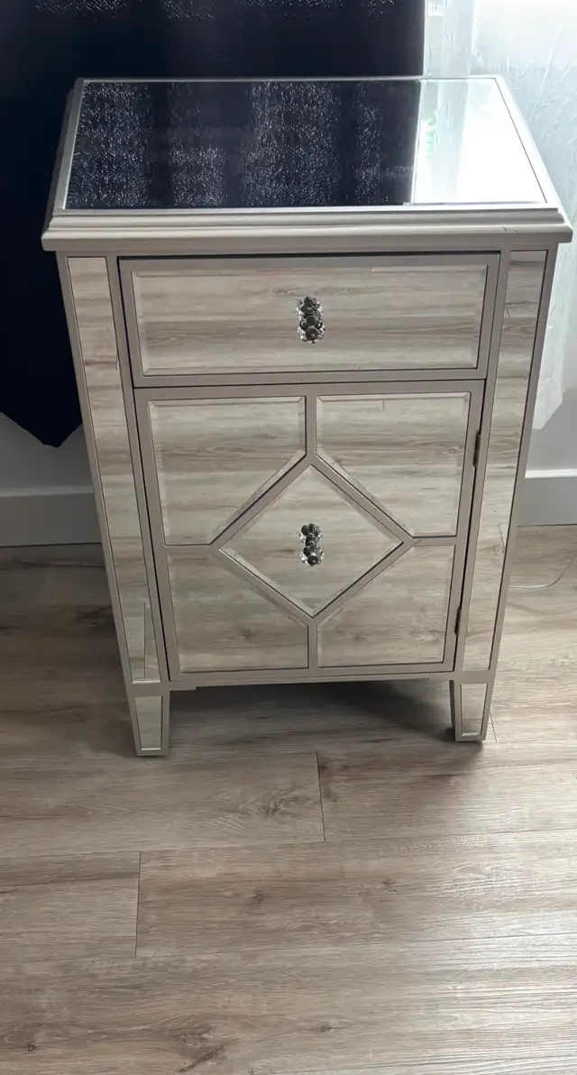 Mirrored Accent Cabinet