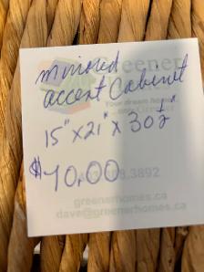 Mirrored Accent Cabinet - Photo 2