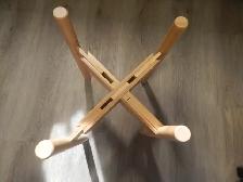 Wood Floor Plant Stand,Adjustable, - Photo 4