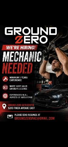 Mechanic Needed Scarborough