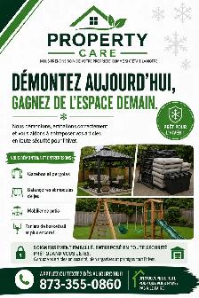 Démontage et entreposage