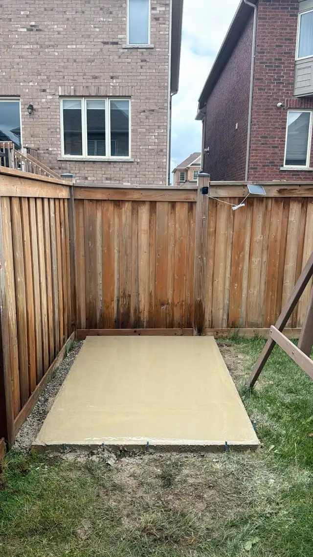 Shed Base & Concrete Pad Construction Services