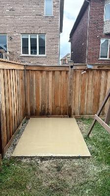 Shed Base & Concrete Pad Construction Services