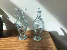 Vintage Glass Wine Carafes - Photo 2