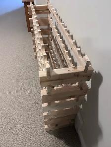 72 bottle wooden wine rack - Photo 3